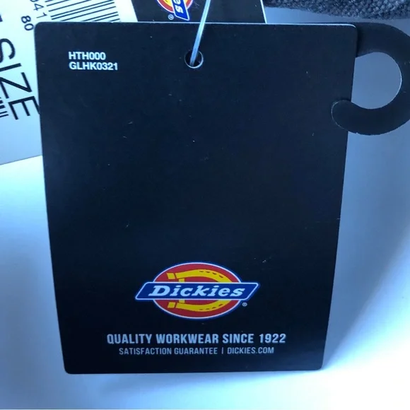 NEW DICKIES Cap Washed Canvas Hat Black Adjustable Snapback One Size Men’s - Picture 8 of 15